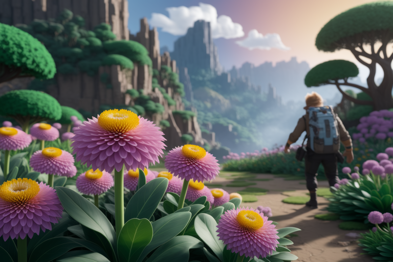 paysage-fantaisie-chrysantheme-personnage-dos