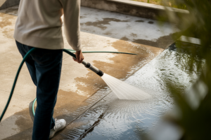 Comment nettoyer une terrasse en béton : 7 produits efficaces