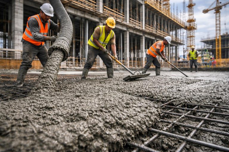 chantier-moderne-ouvriers-beton-structure-acier